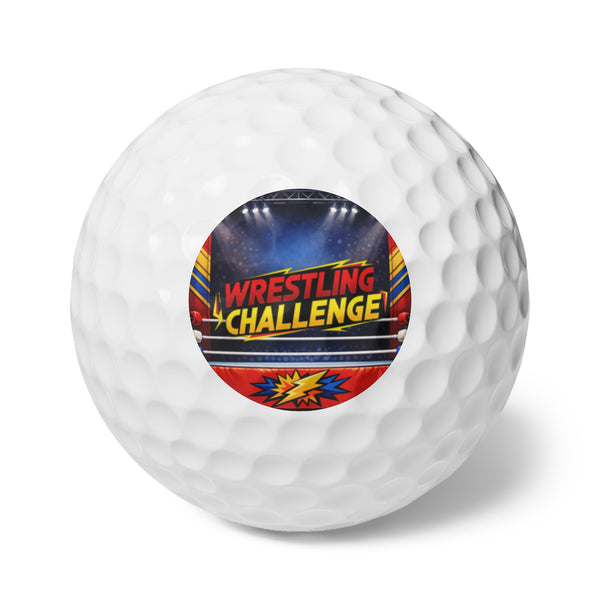 Wrestling Challenge™ Golf Balls, 6pcs