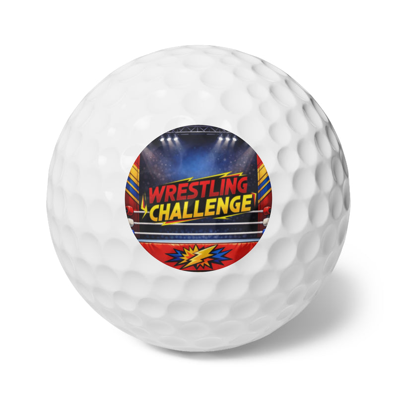 Wrestling Challenge™ Golf Balls, 6pcs