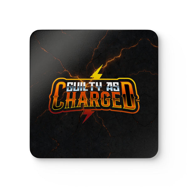 Guilty as Charged™ Corkwood Coaster Set