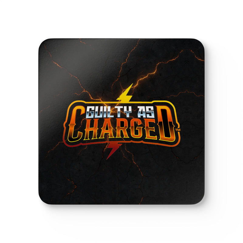 Guilty as Charged™ Corkwood Coaster Set