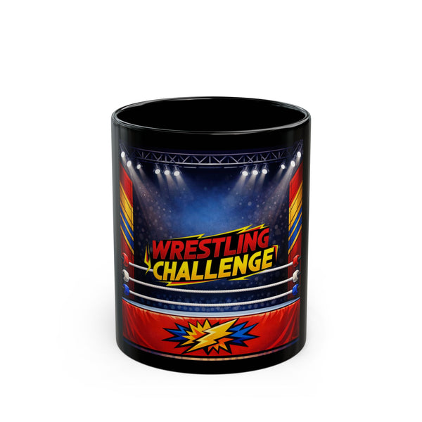 Wrestling Challenge™ Black Mug