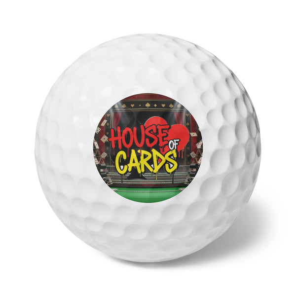 House of Cards™ Golf Balls, 6pcs