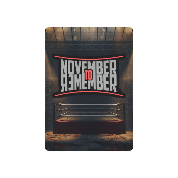 November to Remember™ Poker Cards