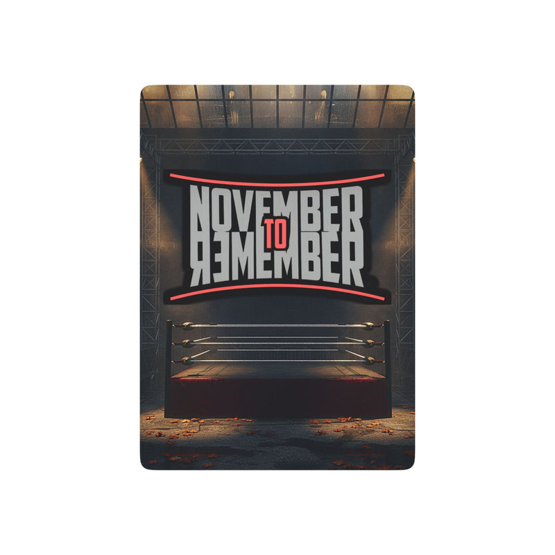 November to Remember™ Poker Cards
