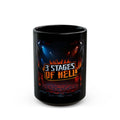 Three Stages of Hell™ Black Mug