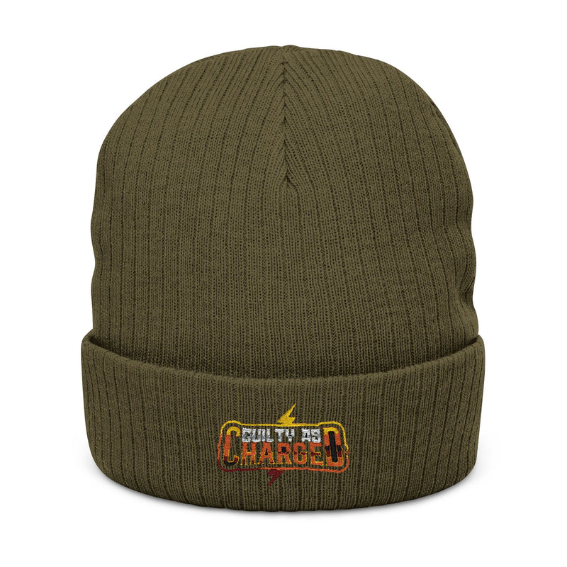 Guilty As Charged™ Ribbed Knit Beanie