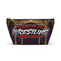 Prince of Pro Wrestling™ Accessory Pouch - Small, Black zipper - front
