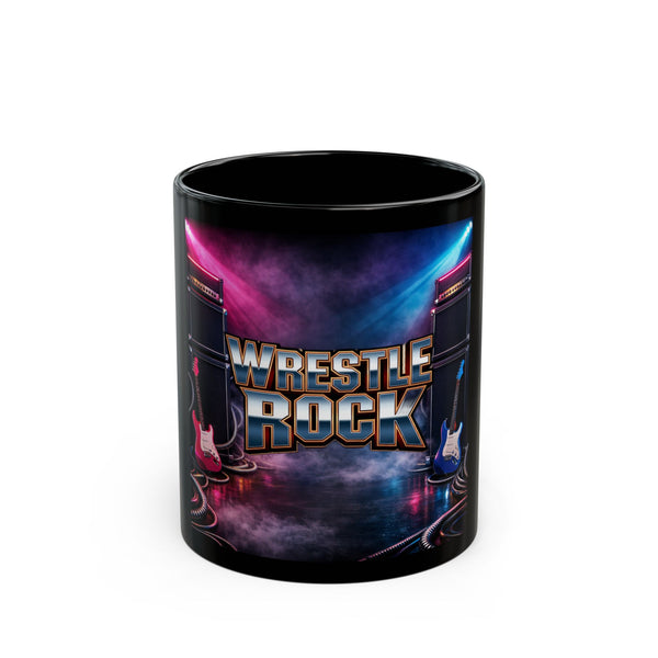 WrestleRock™ Black Mug