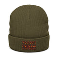 Yapapi Indian Strap Match™ Ribbed Knit Beanie