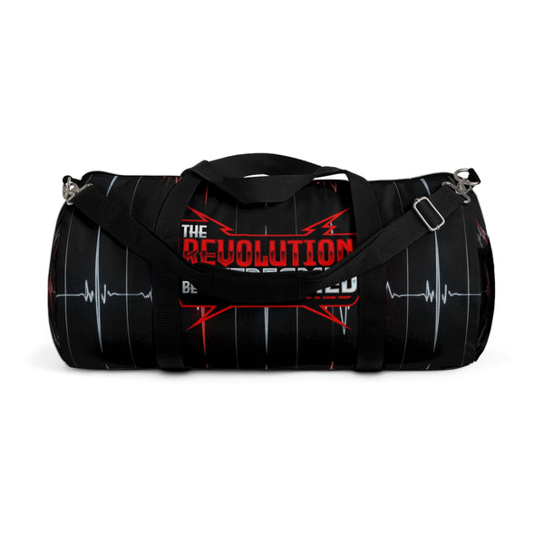 The Revolution Will Be Streamed™ Duffel Bag — Large (AOP)