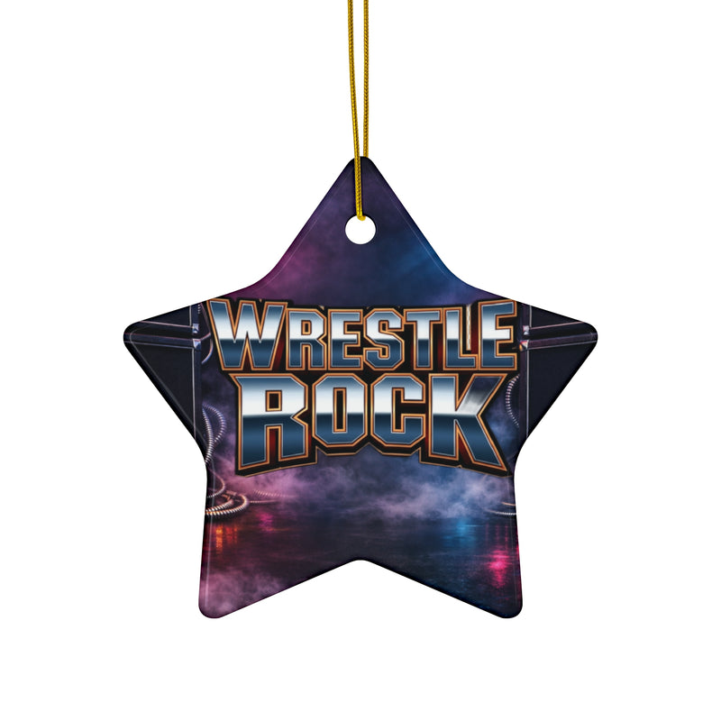 WrestleRock™ Ceramic Ornament