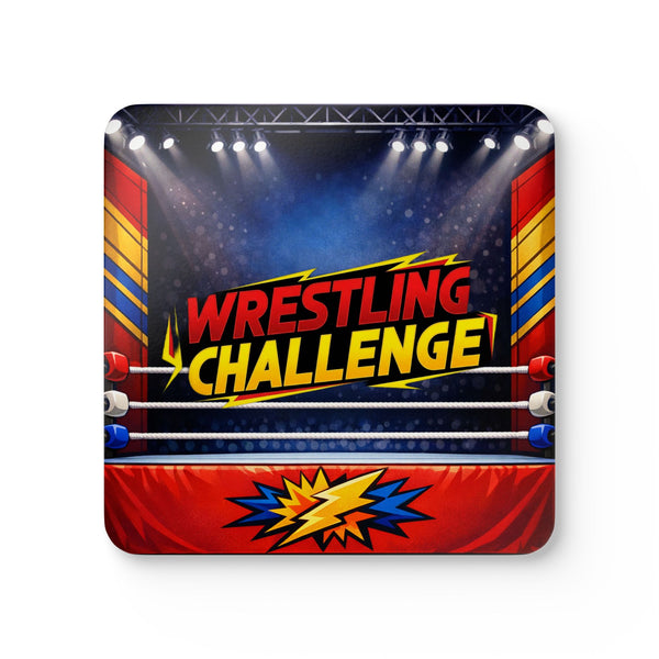 Wrestling Challenge™ Corkwood Coaster Set