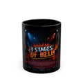 Three Stages of Hell™ Black Mug