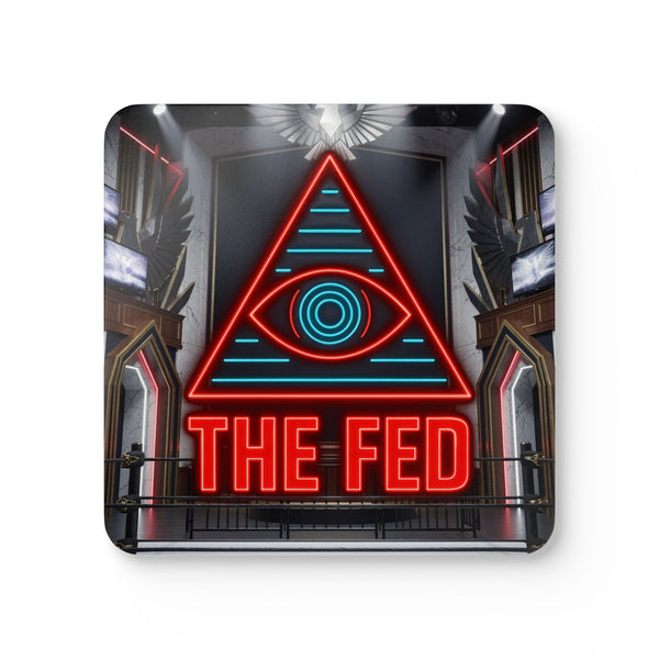 The Fed™ Corkwood Coaster Set
