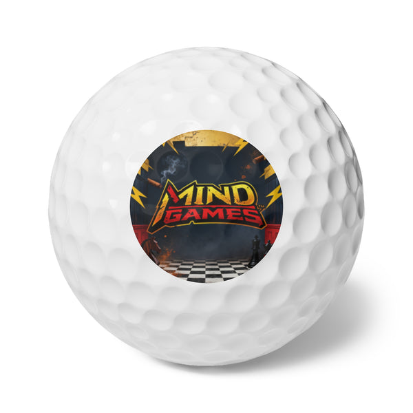 Mind Games™ Golf Balls, 6pcs