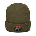 Three Stages of Hell™ Ribbed Knit Beanie