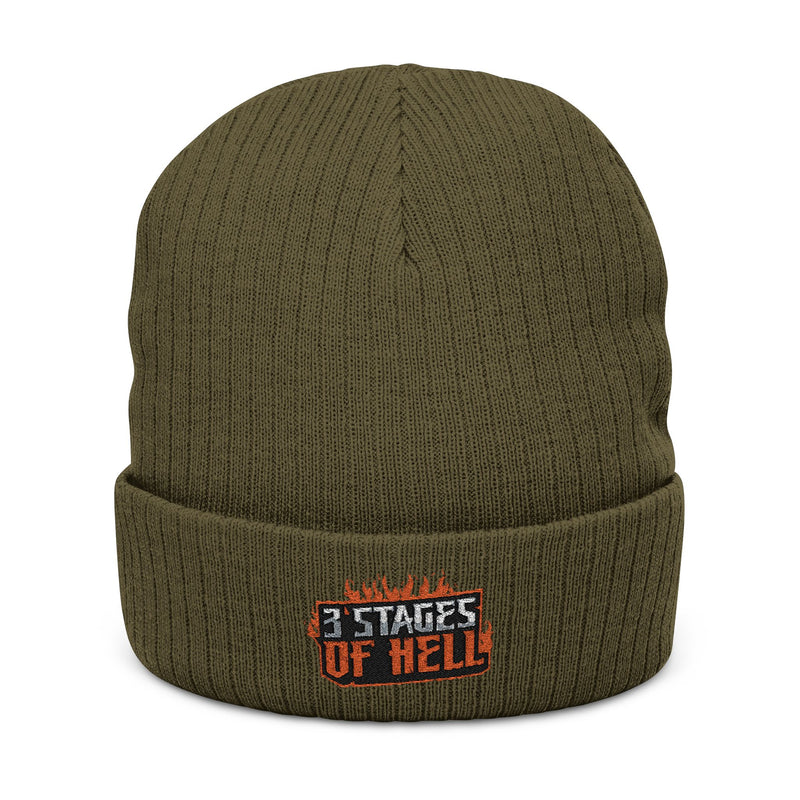 Three Stages of Hell™ Ribbed Knit Beanie