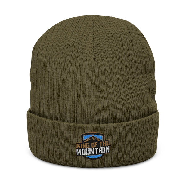 King of The Mountain™ Ribbed Knit Beanie