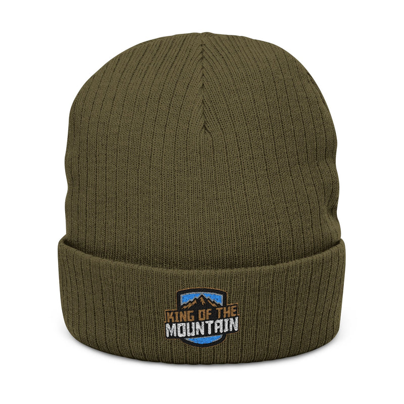 King of The Mountain™ Ribbed Knit Beanie