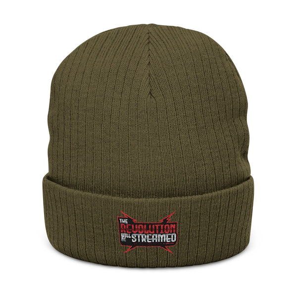 The Revolution Will Be Streamed™ Ribbed Knit Beanie