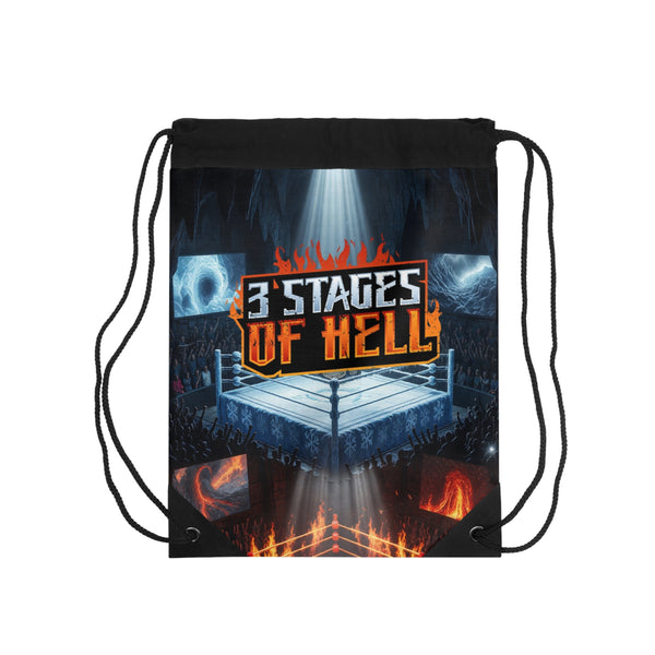 Three Stages of Hell™ Drawstring Bag