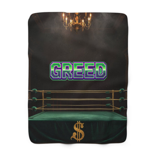 Greed™ Sherpa Fleece Blanket