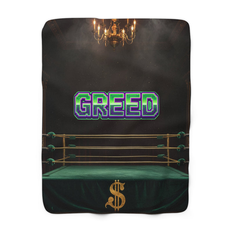 Greed™ Sherpa Fleece Blanket