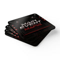 Main Event Mafia™ Corkwood Coaster Set