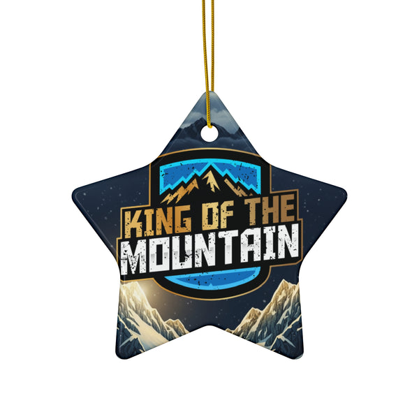 King of the Mountain™ Ceramic Ornament