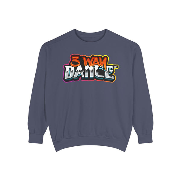 3 Way Dance™ Unisex Garment-Dyed Sweatshirt (Denim)