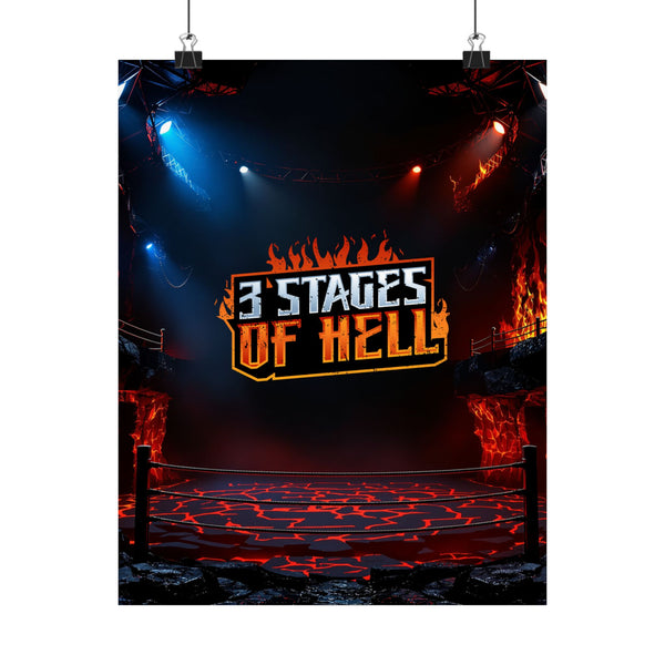 Three Stages of Hell™ Matte Poster