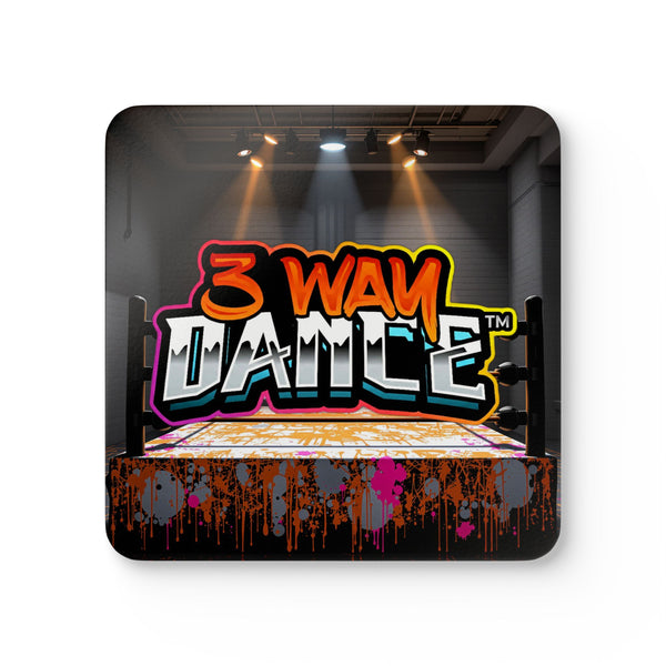 3 Way Dance™ Corkwood Coaster Set