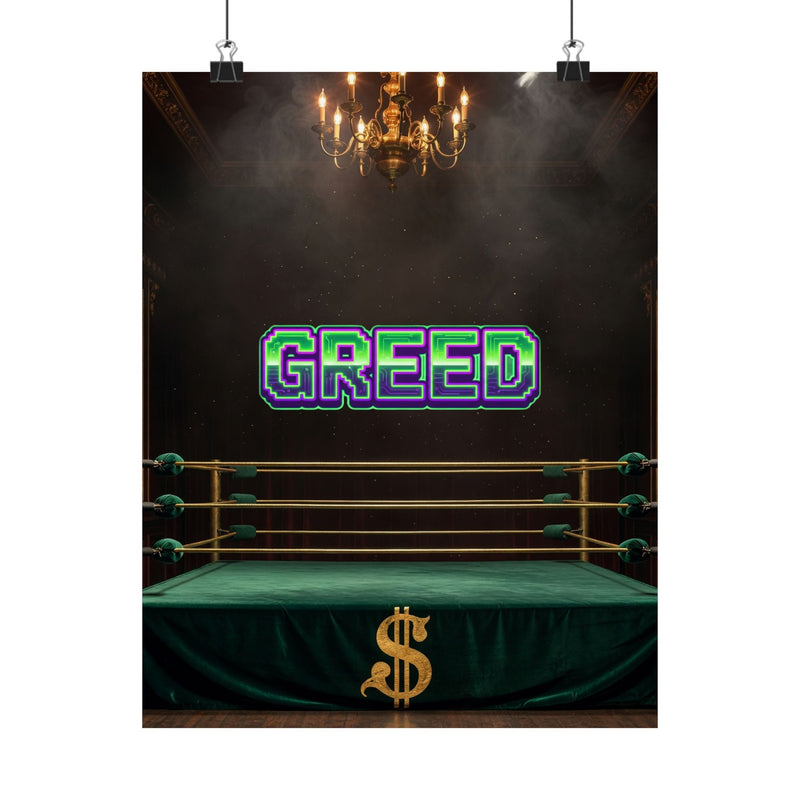 Greed™ Matte Poster