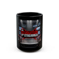 The Revolution Will Be Streamed™ Black Mug