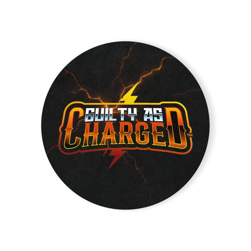 Guilty as Charged™ Cork Back Coaster