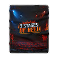 Three Stages of Hell™ Sherpa Fleece Blanket