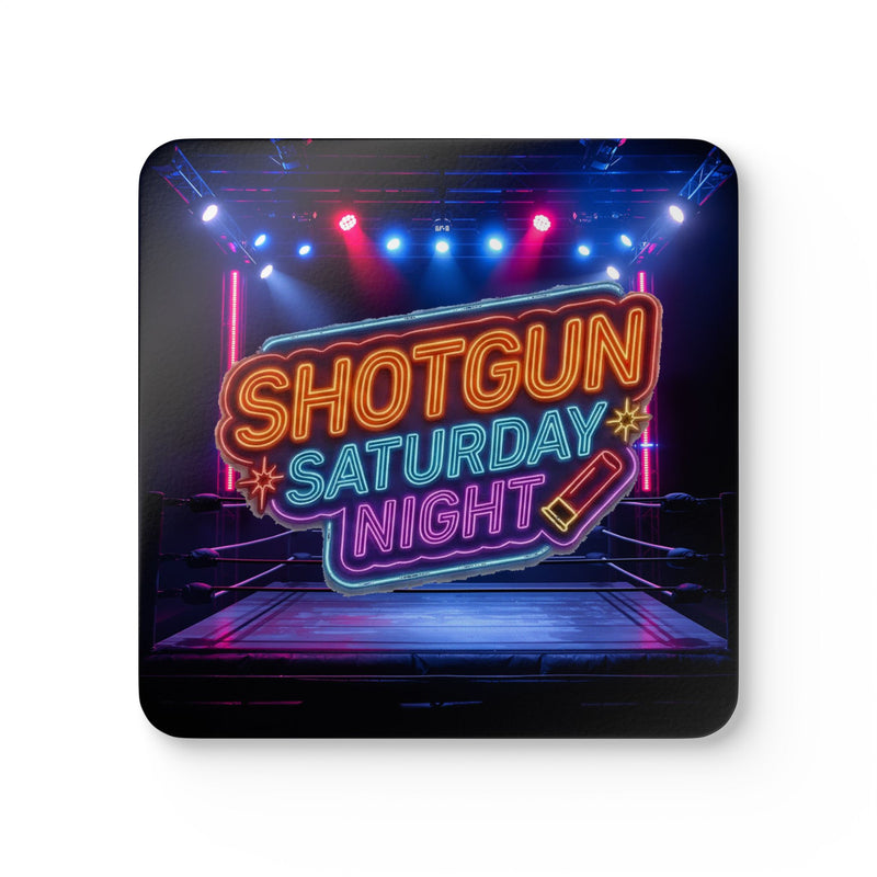 Shotgun Saturday Night™ Corkwood Coaster Set