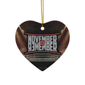 November to Remember™ Ceramic Ornament
