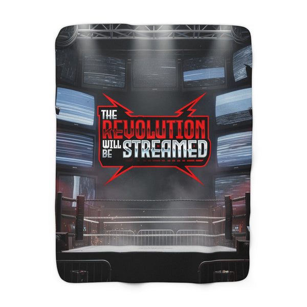 The Revolution Will Be Streamed™ Sherpa Fleece Blanket