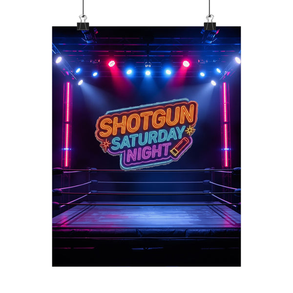 Shotgun Saturday Night™ Matte Poster