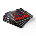 The Fed™ Corkwood Coaster Set