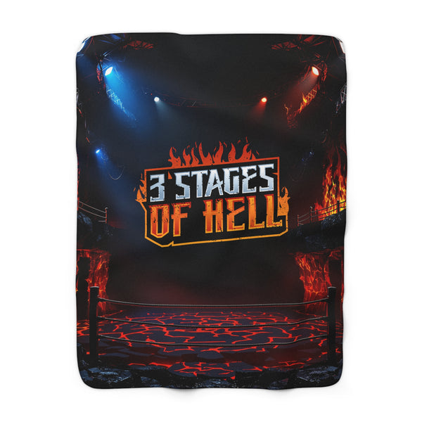 Three Stages of Hell™ Sherpa Fleece Blanket