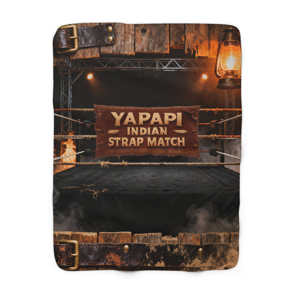 Yapapi Indian Strap Match™ Sherpa Fleece Blanket
