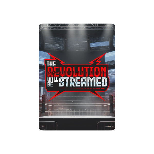 The Revolution Will Be Streamed™ Poker Playing Cards