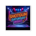 Shotgun Saturday Night™ Die-Cut Magnet