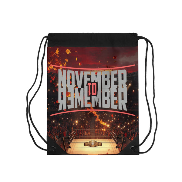 November to Remember™ Drawstring Bag