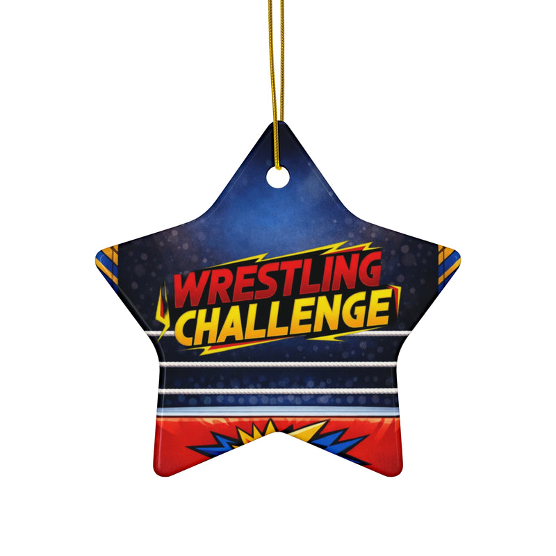 Wrestling Challenge™ Ceramic Ornament