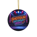 Shotgun Saturday Night™ Ceramic Ornament