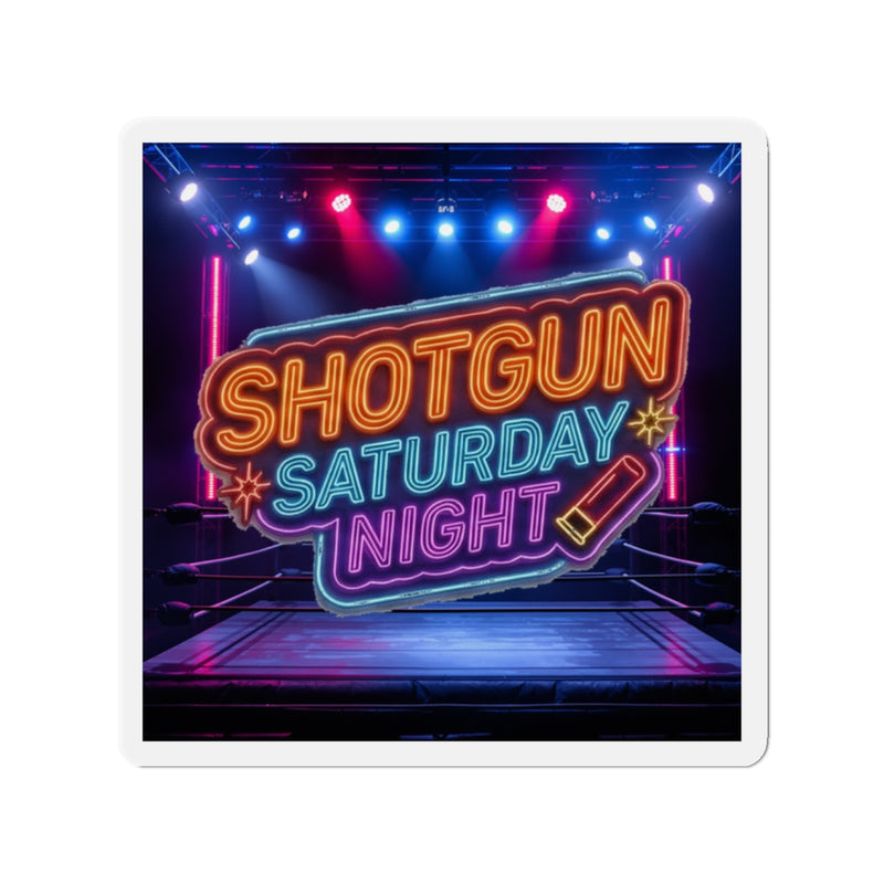 Shotgun Saturday Night™ Die-Cut Magnet