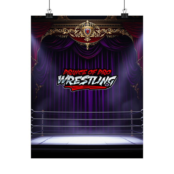 Prince of Pro Wrestling™ Matte Poster